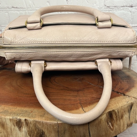 Raoul Top Handle Blush Pink Leather Handbag - Picture 5 of 15